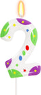 Toy Themed Cartoon Story Number 2 Candle Cake Topper Two Infinity and