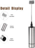 Electric Hand Mixer, Stainless Steel Handheld Kitchen Coffee Stirrer, Easy to Use Egg Beater Milk Frother