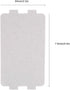 5 Pieces Mica Plates Sheets, Microwave Oven Replacement Waveguide Cover for Kitchen Microwave Oven Repairing