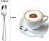 Set of 6 Wesdxc56 Demitasse Espresso Spoons, Mini Coffee Spoon, 4.7 Inches Stainless Steel Small Spoons for Dessert