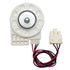 12V 4W Refrigerator Evaporator Fan Motor Replacement for Midea BCD-330WTV - Freezer Condenser Motor for