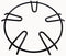 Kitchen Stove Accessories - Five Ear Cream Pot Shelf Safe Gas Stove Pot Fittings Bracket Rack
