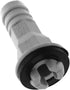 DGZZI Drain Straight Connector 2PCS, 3/5 Inch 15mm AC Drain Hose Connector with Rubber Ring for Air Conditioners