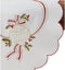 SARO LIFESTYLE Christmas Table Runner - Embroidered Holiday Ornamental Collection, 15" x 69"