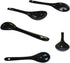 2 Pcs Each of 8 Color Porcelain Egg Spoons, 5 Inch Ceramic Spoons for Coffee, Dessert, Yogurt, and Tea