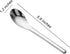 Thick Heavy weight Dinner Soup Spoons,Stainless Steel Tablespoons,Chinese Silver Spoon,Heavy Duty Asian Thick Long Handle Spoons,5.9 inches,Set of 4.
