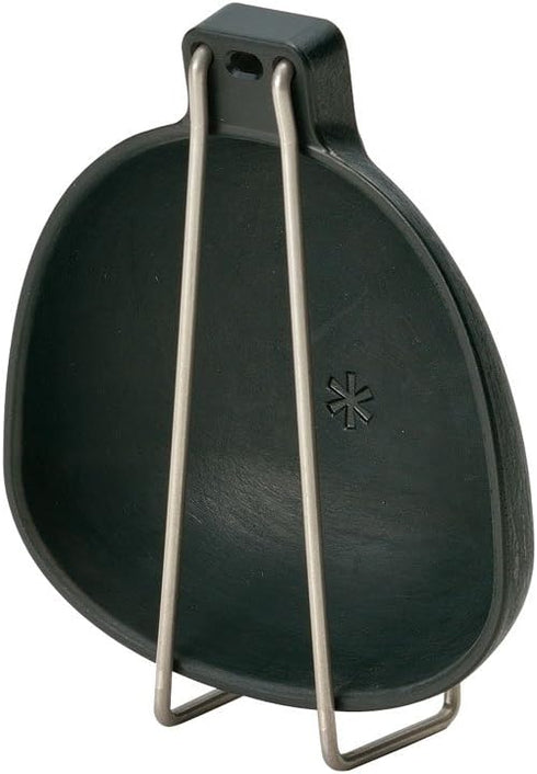 Snow Peak Folding Nylon Cooking Ladle for Camping/Hiking, Black