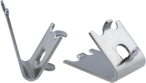 8PCS Heavy Duty Stainless Steel Freezer Cooler Shelf Support Clips for Refrigerator Shelf Replacement