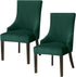 Wingback Side Chair Cover Slipcover Velvet Stretch Arm Chair Protector Accent Chair