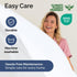 Extra Deep Pocket Twin Sheets Set - 3 Piece Breathable & Cooling Bed Sheets - Soft, Wrinkle Free White