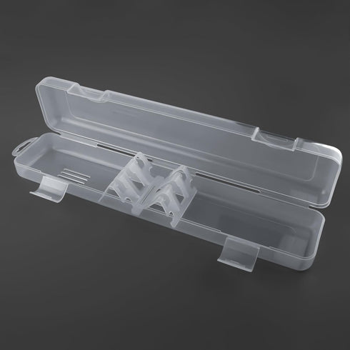OriGlam Transparent Tableware Storage Case, Portable Flatware Utensil Box, Clear Cutlery Organizers for Travel Camping