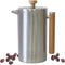 Stellar Living 34 OZ Stainless Steel French Press Coffee Maker, Double Vacuum Insulation, Matte Silver