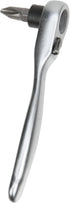 Performance Tool W9127 72-Tooth Mini Ratchet & Bit Set with 10pc Bits, Chrome Vanadium Steel