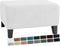 MAXIJIN Velvet Ottoman Cover Rectangular Stretch Square Ottoman Covers Slipcover Rectangle Washable