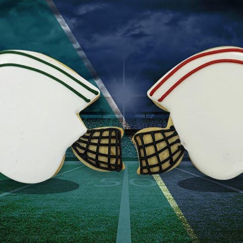R&M International 6-Piece Set Football Cookie Cutters, Player, Helmet, Cheerleader, Megaphone