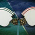 R&M International 6-Piece Set Football Cookie Cutters, Player, Helmet, Cheerleader, Megaphone