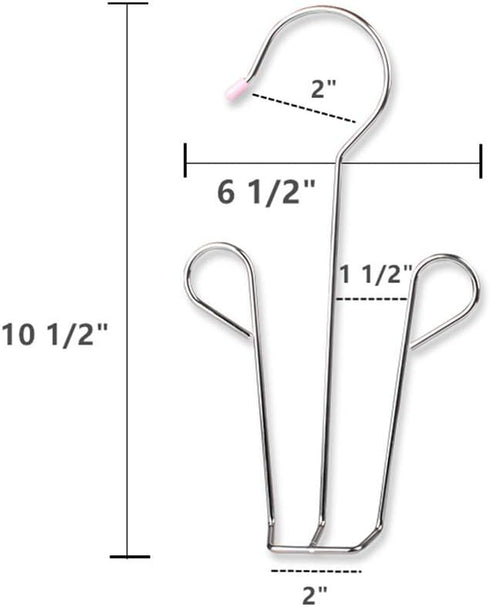 3 Pack Organizer,Closet Stainless Steel Shoes Hanger Drying Rack for Dehumidifying Hanging Leather Shoes,Double Hook