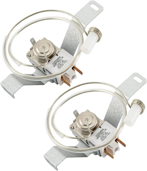 2200859 Refrigerator Thermostat Control 2-Pack Compatible with Top Brands, Replaces WP2200859, 2200830, 2210378