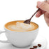 6Pcs Retro Crystal Alloy Tea Spoons, Decorative Dessert Spoon, Ice Cream Spoons for Cafe Tableware