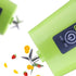 Portable Personal Mixer, USB Rechargeable Mini Blender for Smoothies, Fruit Juice, Milk Shakes, 380ml, Green