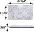 LUANT Counter, 10-1/4" 6-1/4" Rectangular Marble Vanity Tray for Bathroom, Dresser, Nightstand or Desk, x