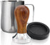 KYONANO Espresso Tamper 51mm with Dalbergia Odorifera Handle, Coffee Tamper with Free Milk Frothing Pitcher