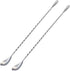 Briout Bar Spoon Cocktail Mixing Stirrers, Stainless Steel 12 Inches Long Handle, Silver 2 Pieces