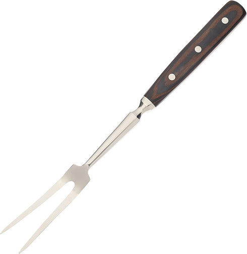 Mercer Culinary Praxis Forged Fork with Wood Handle, 12-1/4 Inch