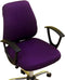 Computer Office Chair Cover, Washable Dining Chairs Covers, Split Protective & Stretchable Armchair Slipcover (Purple)