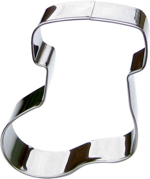Christmas Stocking Cookie Cutter, Premium Food-Grade Stainless Steel, Dishwasher Safe