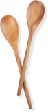 Wooden Kitchen Utensils Set, 14 Inch Comfort Grip Acacia Wood Spoons for Cooking, 2 Spoons, Non-Stick Safe