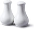 WM Bartleet & Sons 1750 Traditional Porcelain Salt & Pepper Pot Shaker Cruet Set, 13cm – White