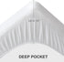 2 Pack 14" Full Size Mattress Protector Pad Waterproof Quilted, Breathable & Cooling Full Mattresses Pad Cover Fitted