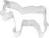 R&M Horse 4" Cookie Cutter, Durable Tinplated Steel