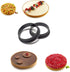 Tart Ring Molds, Hsxxf 8pcs Round Shape Cake Molds for Baking Mini Tart Rings