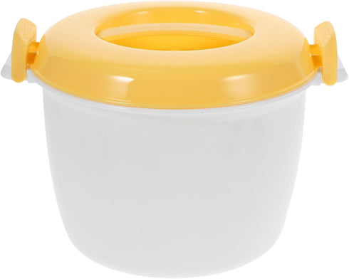Microwave Rice Cooker Vegetable Steamer Set, Portable Non-Stick Pot for Cooking Soup, Rice, Stews, Oatmeal