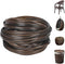 Wicker Repair Material, Flat Synthetic Rattan Weaving Plastic for Chair Table Storage Basket Repair (Coffee Gradient B)