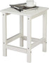 Kcelarec Patio Side Table, Pool Composite Patio Table,HDPE End Tables for Backyard,Pool, Indoor
