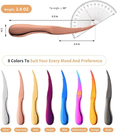 Seamless Shrimp Deveining tool Multi-Colored Shrimp Deveiner Tool Stainless Steel Shrimp Peeler and Deveiner Tool