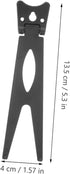 ADOCARN 10pcs Photo Frame Stand, Easel Back Support for Desktop Display, Plastic Crystal Kickstand