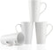 Large Coffee Mugs Set, 16 OZ Tall Coffee Cups with Handle, White Coffee Mugs Set of 4 for Coffee, Tea, Cocoa