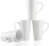 Large Coffee Mugs Set, 16 OZ Tall Coffee Cups with Handle, White Coffee Mugs Set of 4 for Coffee, Tea, Cocoa