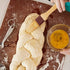 Boao 4 Pieces Natural Bristle Pastry Brush, Beech Wooden Handle Basting & BBQ Brushes for Cooking & Baking
