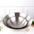 DOITOOL Stainless Steel Wok, 11 Inch Non-Stick Frying Pan, Dual Handle Kitchen Cookware