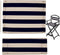 GORGECRAFT 21~16x8~21" Directors Chair Cover Canvas Replacement Seat Cover Classic Blue and