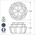 Nordic Ware 3-Piece Set Formed Bundt, Tiered, Sea Glass