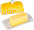 TEATALK Ceramic Butter Dish, Ideal for Countertop Use, Holds Standard Butter Sticks,