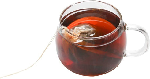 Tea Filter Bags - Disposable Tea Infuser with Drawstring for Loose Leaf Tea, Set of 200 (White)