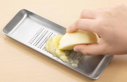 Yoshikawa EAtoCO AS0031 Grater Slicer, Made in Japan, Stainless Steel, Oros, L Size