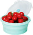 3Pack Collapsible Silicone Food Storage Containers with Lid, 40OZ Foldable Lunch Bowl, Dishwasher Safe